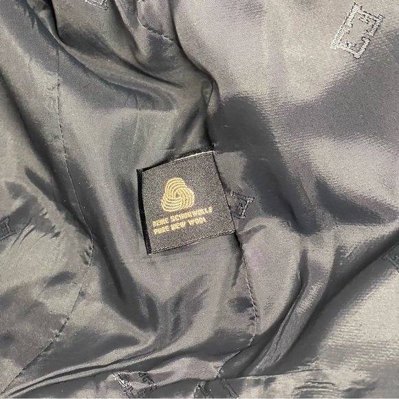 ESCADA Margaretha Ley Vtg 80’s Black Cropped Wool Gold Crest Button Jacket Sz 42 - Picture 15 of 16